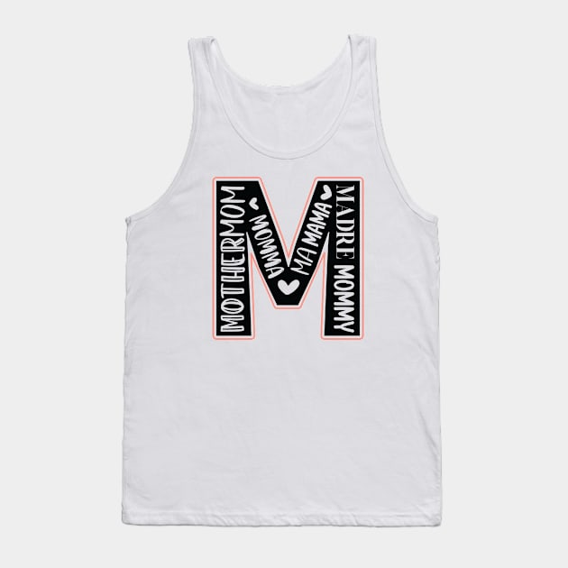 Special M Mother's Day Gift for Mom Birthday - Thoughtful Tribute for Mom's Double Celebration Tank Top by My Dad's Still Punk
